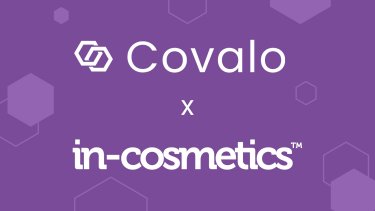 covalo x in-cosmetics logo