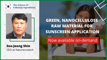  Green, nanocellulose raw material for sunscreen application