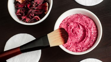 hibiscus flower makeup