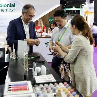 Personal care ingredient supplier at in-cosmetics Asia