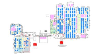 in-cosmetics Global floorplan